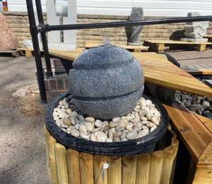 Granite Helix Ball Water Sculpture Kit