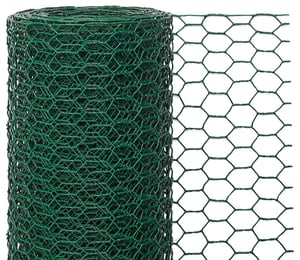 Green PVC Netting 1000mm - 25 Metres