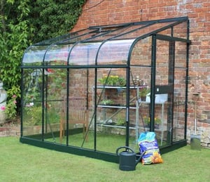 Halls Silverline 6 x 8 ft Lean To Greenhouse