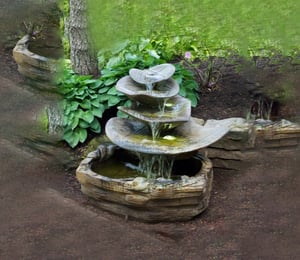 Henri Studio Leaf Fountain