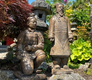 Henri Studio Oriental General & Archer Statues