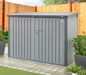 Hex Living Bromley 6 x 3 ft Metal Shed