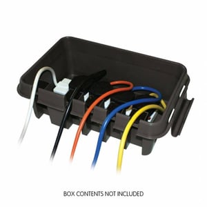 DRiBOX Weatherproof Electrical Connection Box Black