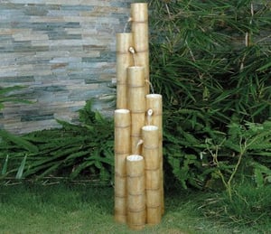 Large Bamboo Fountain Water Feature