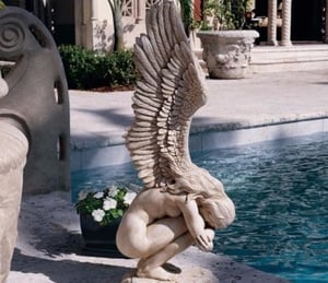 Large Remembrance and Redemption Angel Sculpture