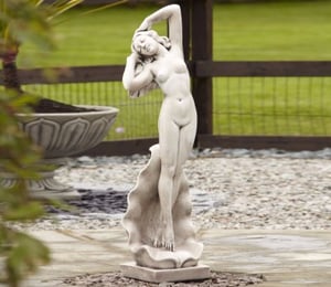 Large Shell Girl Statue