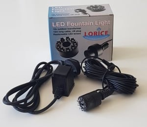 White LED Fountain Light Kit