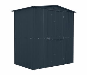 Lotus 6 x 4 ft Single Door Anthracite Shed