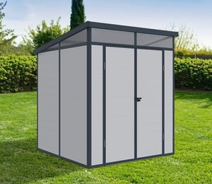 Lotus Sheds Canto 6 x 6 ft Pent Plastic Shed