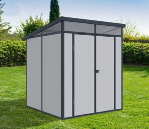 Lotus Sheds Canto 8 x 6 ft Pent Plastic Shed