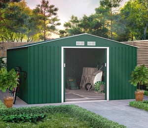 Lotus Sheds Orion 11 x 14 ft Apex Metal Shed