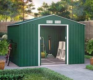 Lotus Sheds Orion 9 x 10 ft Apex Metal Shed