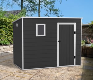 Lotus Sheds Oxonia 8 x 5 ft Pent Plastic Shed