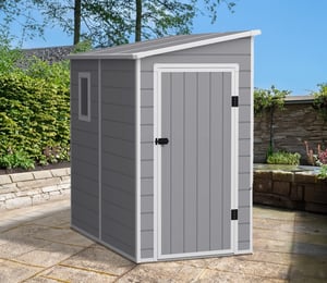 Lotus Sheds Veritas 6 x 4 ft Lean To Plastic Shed