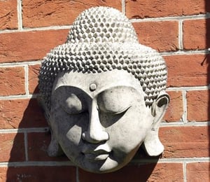 Lucas Stone Buddha Plaque Ornament