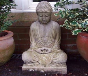 Lucas Stone Meditating Buddha Ornament
