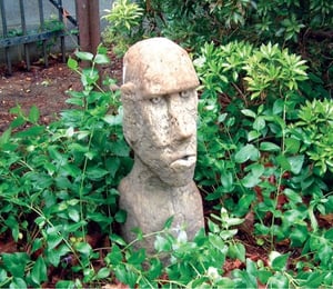 Lucas Stone Rapa Nui Head Ornament