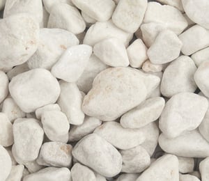 White 20-40mm Decorative Garden Pebbles