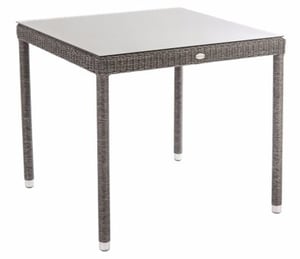 Alexander Rose Monte Carlo Glass Top Square Table