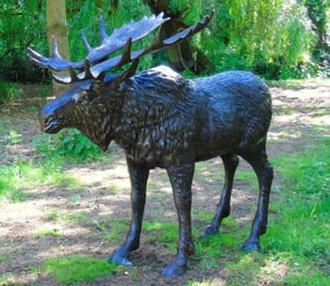 Moose Garden Ornament