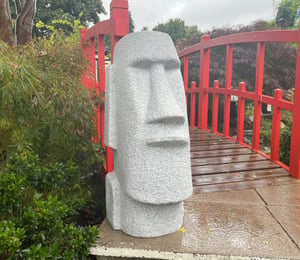 Natural Easter Island Head Ornament