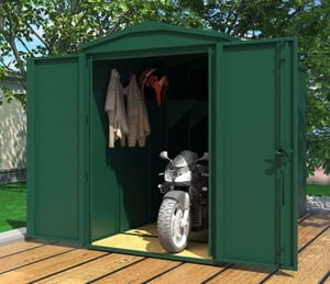 Outbox Secure 5 x 10 ft Motorbike Shed