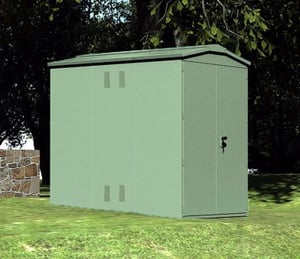Outbox Secure 5 x 7 ft Metal Shed