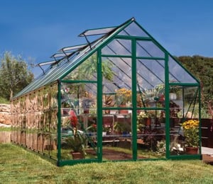 Palram Canopia Balance 8 x 20 ft Green Greenhouse