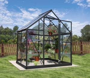Palram Canopia Harmony 6 x 4 ft Grey Greenhouse