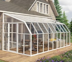 Palram Canopia Rion 8 x 18 ft Lean To Conservatory