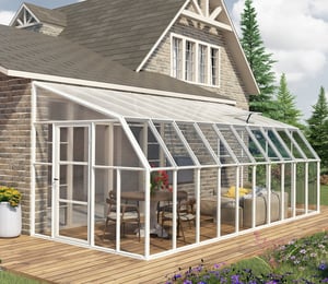 Palram Canopia Rion 8 x 20 ft Lean To Conservatory