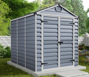 Palram Canopia Skylight Anthracite 6 x 8 ft Polycarbonate Shed
