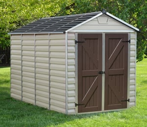 Palram Canopia Skylight Tan 6 x 10 ft Polycarbonate Shed