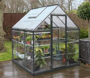 Palram Canopia Harmony 6 x 6 ft Grey Greenhouse