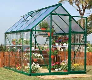 Palram Canopia Hybrid 6 x 8 ft Green Greenhouse