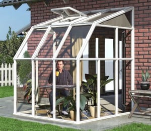 Palram Canopia Rion 6 x 6 ft Lean To Conservatory