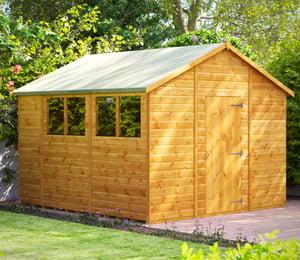 Power 10 x 10 ft Apex Shed