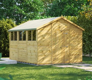 Power 10 x 12 ft Premium Apex Shed
