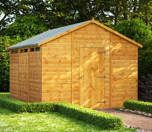 Power 10 x 12 ft Security Apex Shed