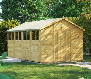 Power 10 x 16 ft Premium Apex Shed