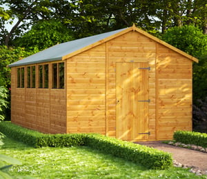 Power 10 x 18 ft Apex Shed