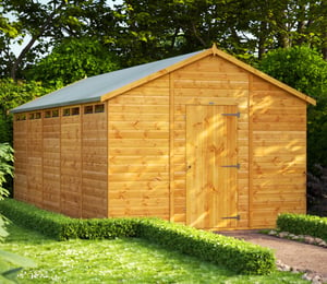 Power 10 x 20 ft Security Apex Shed