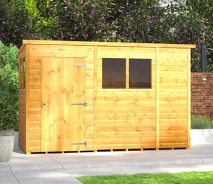 Power 10 x 4 ft Pent Shed