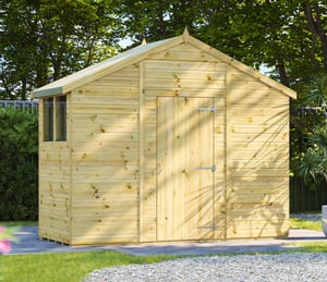 Power 10 x 4 ft Premium Apex Shed
