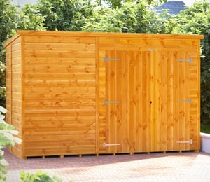 Power 10 x 5 ft Pent Storage Shed
