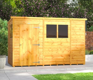 Power 10 x 6 ft Pent Shed