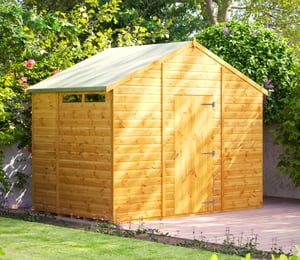Power 10 x 6 ft Security Apex Shed