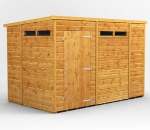 Power 10 x 6 ft Security Pent Shed