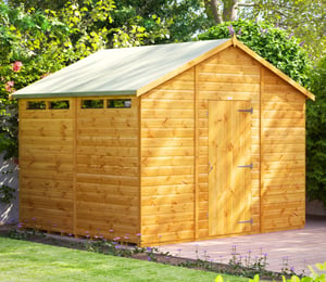Power 10 x 8 ft Security Apex Shed