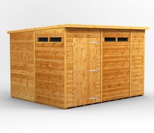 Power 10 x 8 ft Security Pent Shed